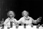 Scene from the Icelandic play “Utan gatta” (OFF TARGET) by Sigurdur Palsso, directed by Kristin Johannesdottir at
